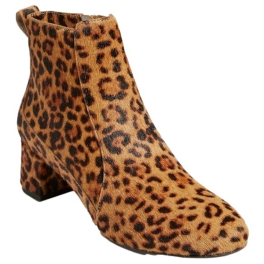 Jack Rogers Berkley animal leopard print calf hair Bootie boots size 8.5 new!!! - Picture 10 of 14